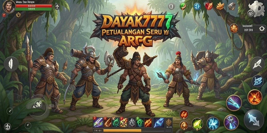 Tangkapan layar gameplay seru dari DAYAK777 dalam aksi.