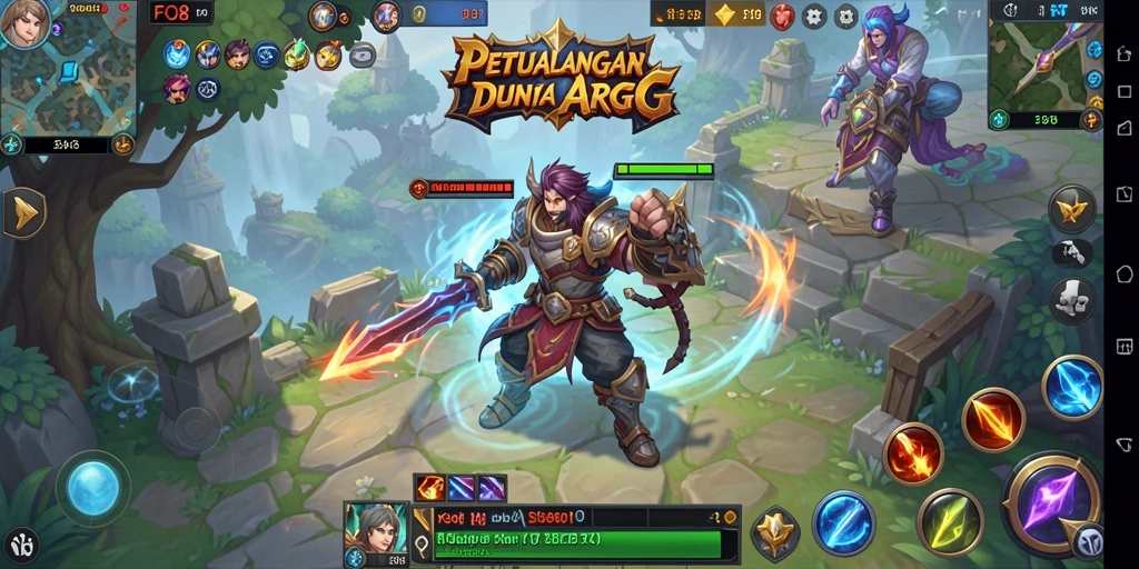 Gameplay seru dan menakjubkan dalam FO8 ARPG.