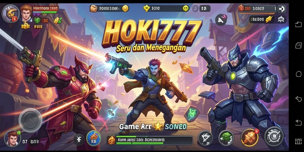 Screenshot gameplay HOKI777 yang menunjukkan aksi seru dalam permainan.