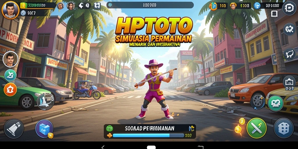 Tampilan gameplay HPTOTO yang menarik dan realistis