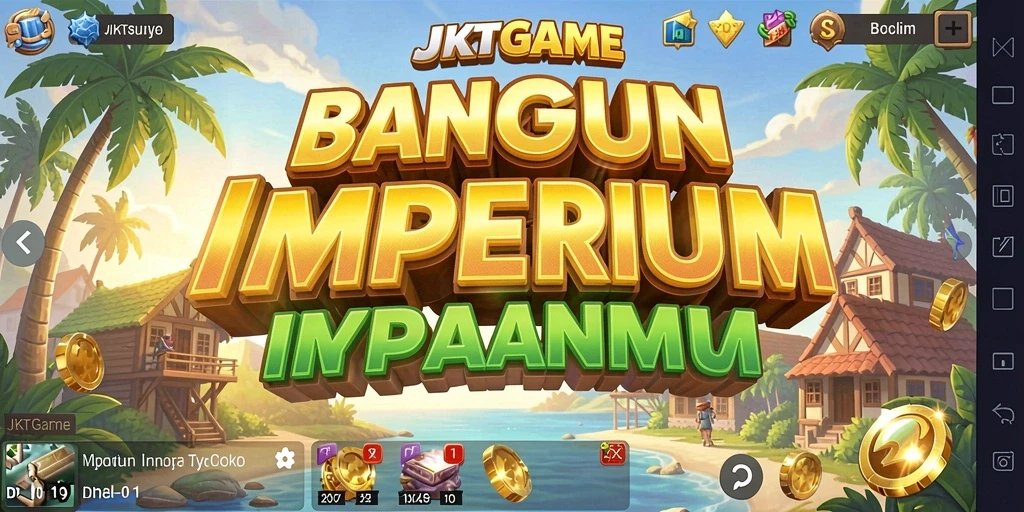 Screenshot gameplay JKTGAME yang menampilkan pengalaman Tycoon yang mendalam.