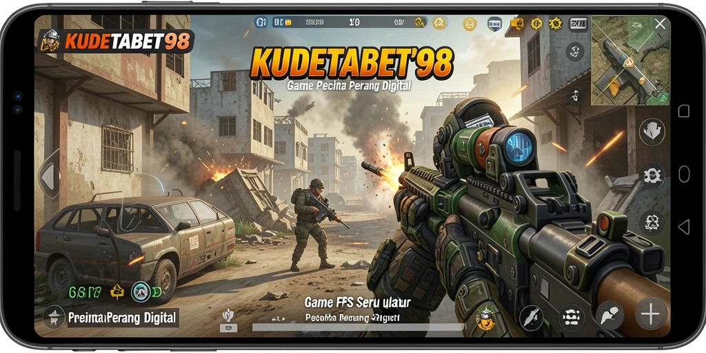 Gameplay intens KUDETABET98 dengan aksi perang yang memikat.