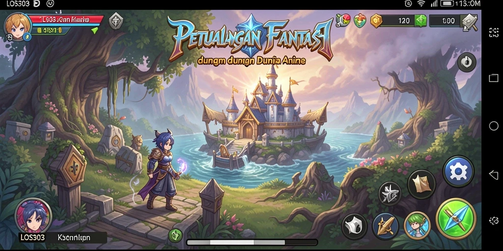 Tampilan gameplay menarik dari <strong>LOS303</strong> dengan karakter Anime yang beraksi.