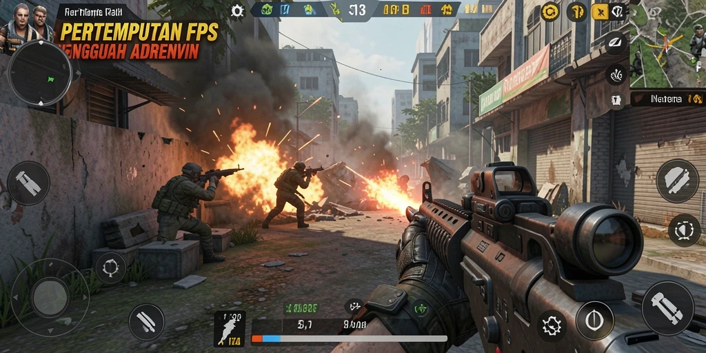 Gameplay S13 yang mendebarkan para pemain FPS.