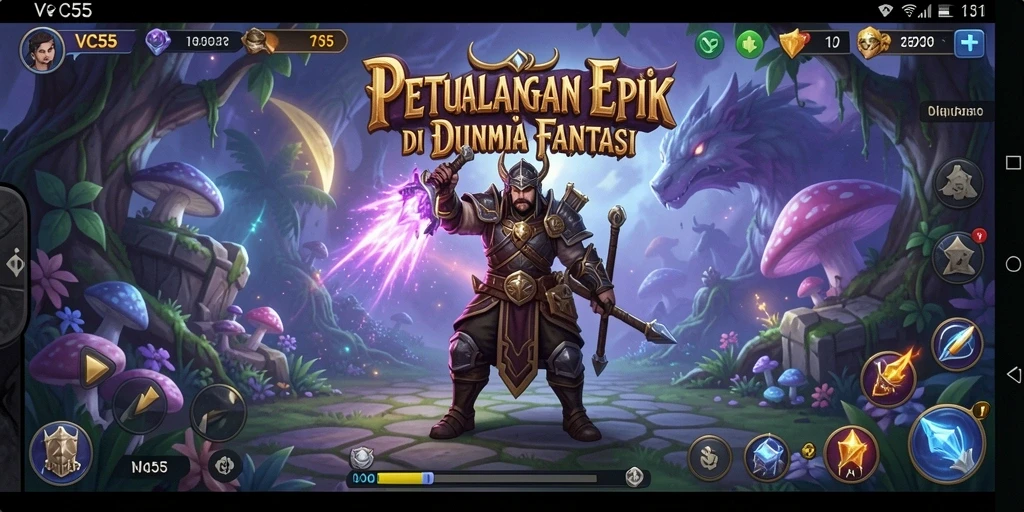Tampilan gameplay VC55 yang menakjubkan dalam petualangan seru.